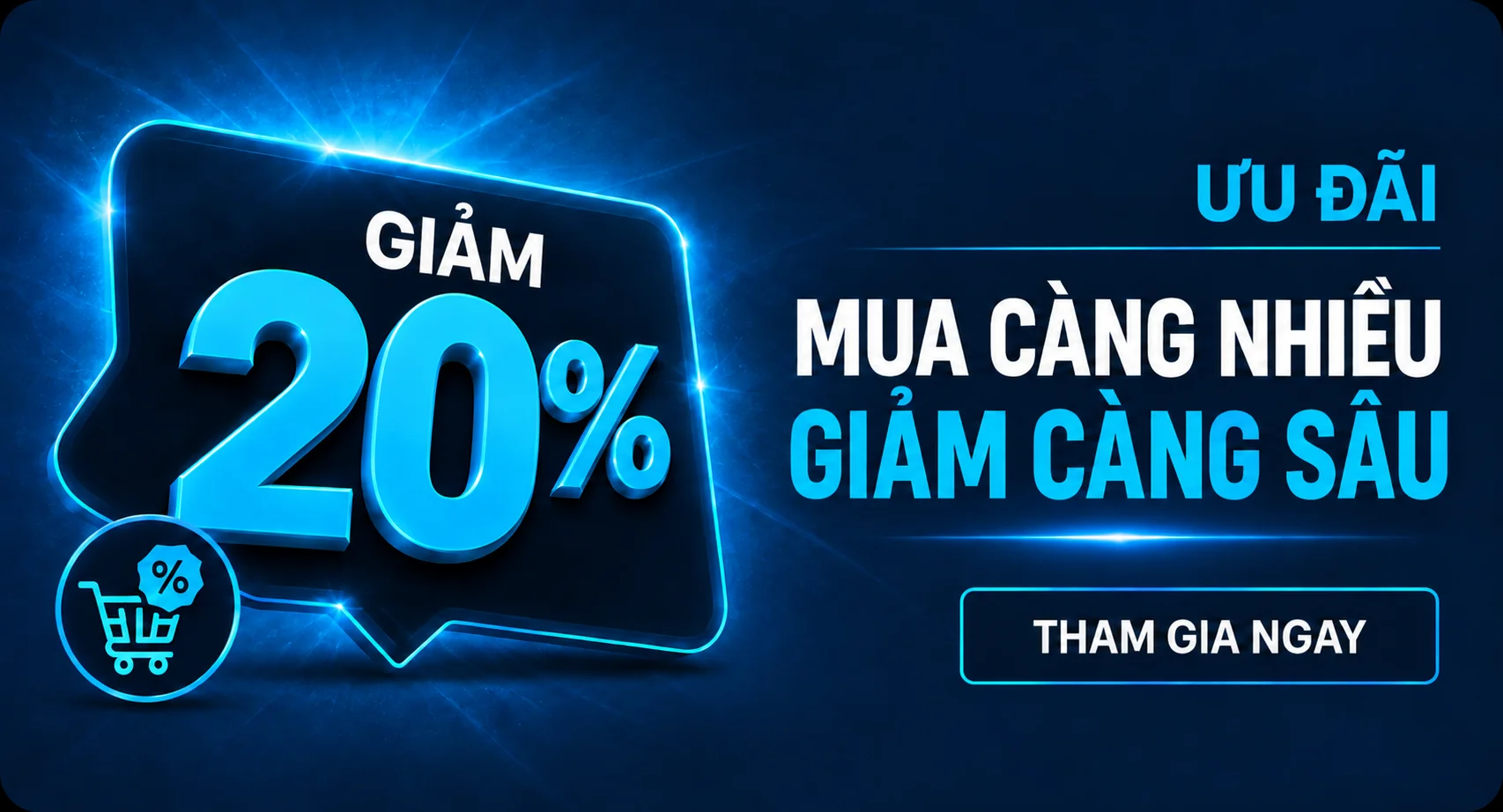 Ưu đãi mua càng nhiều giảm càng sâu