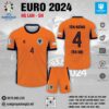 Áo đấu tuyển Hà Lan sân nhà EURO 2024