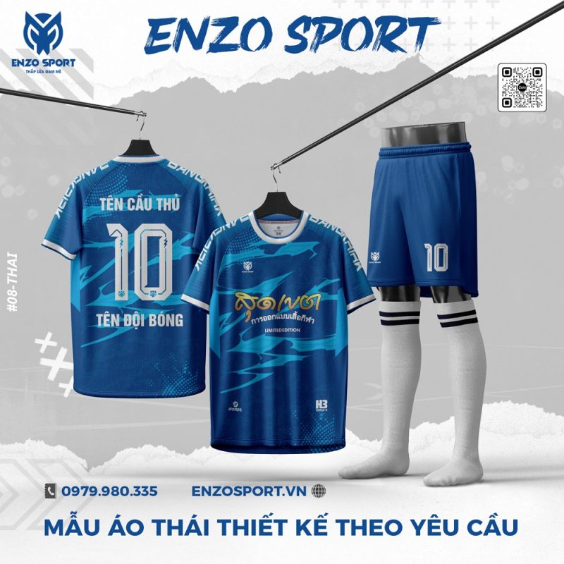 Áo Bóng Đá Thái Màu Xanh Dương