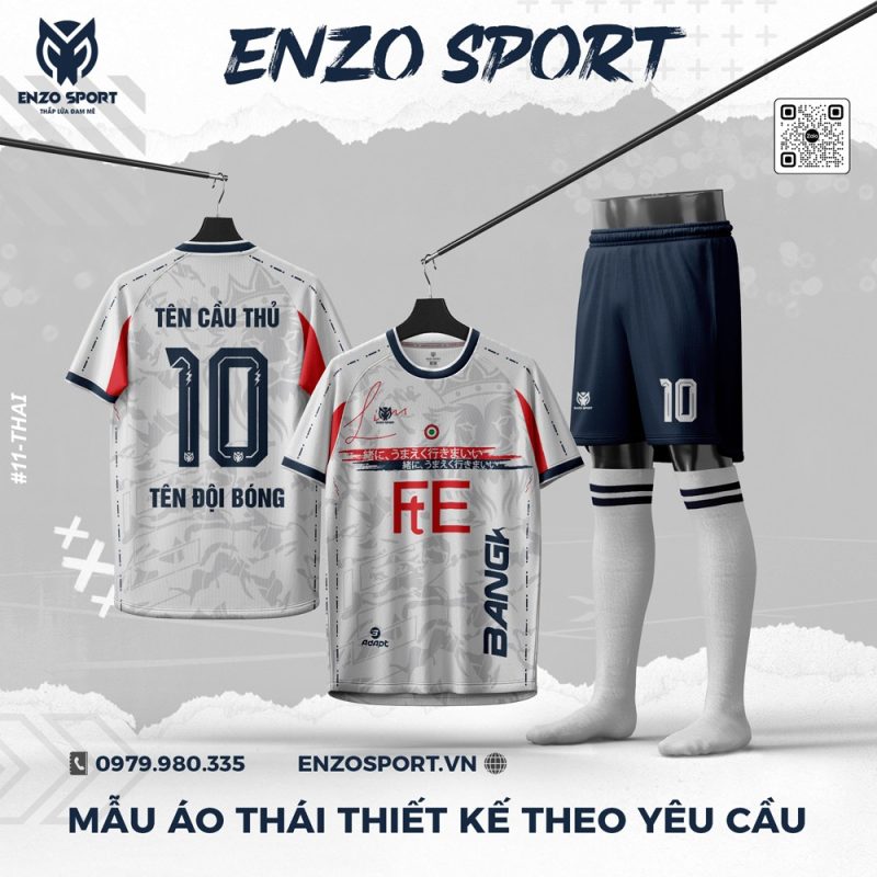 Áo Thái Thiết Kế Màu Trắng Mới Nhất