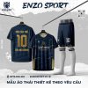 Áo Thái Màu Tím Than Thiết Kế Theo Yêu Cầu