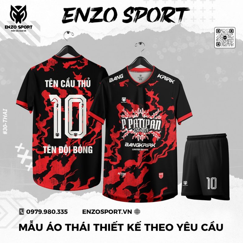 Áo Thái Màu Đen Thiết Kế Theo Yêu Cầu