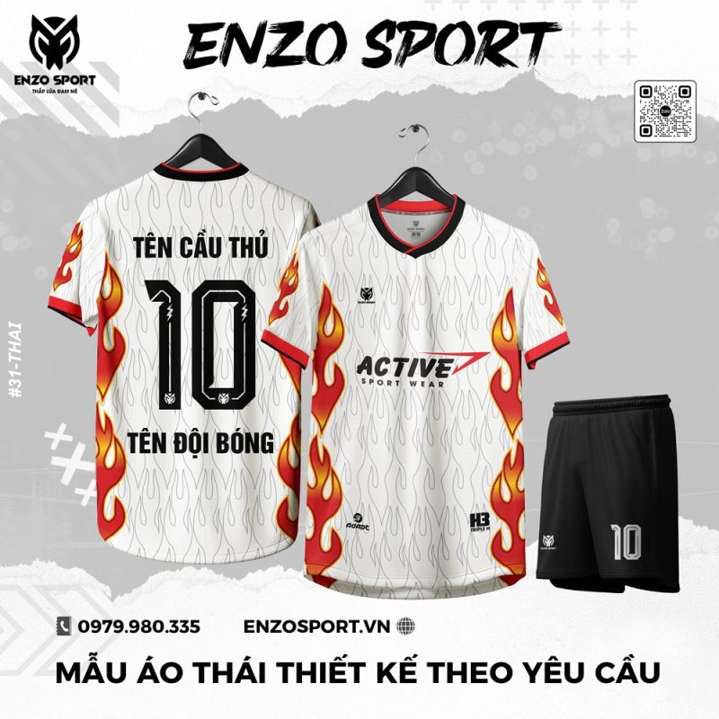 Áo Thái Thiết Kế Màu Trắng Độc Lạ