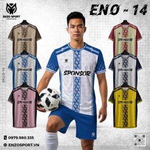 Áo Bóng Đá Không Logo ENO-14 Với 6 Màu Năng Động Trẻ Trung Cho Tinh Thần Thi Đấu Bùng Nổ