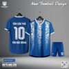 Áo Bóng Đá ENZO SPORT Màu Xanh Dương - Thiết Kế Đẳng Cấp Cho Đội Bóng Chuyên Nghiệp